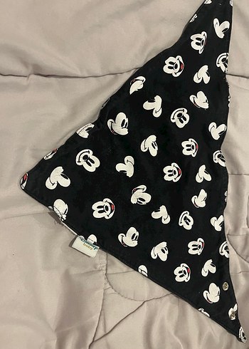 Mickey Baskılı Çok Renkli Bebek Önlüğü - Görsel 9