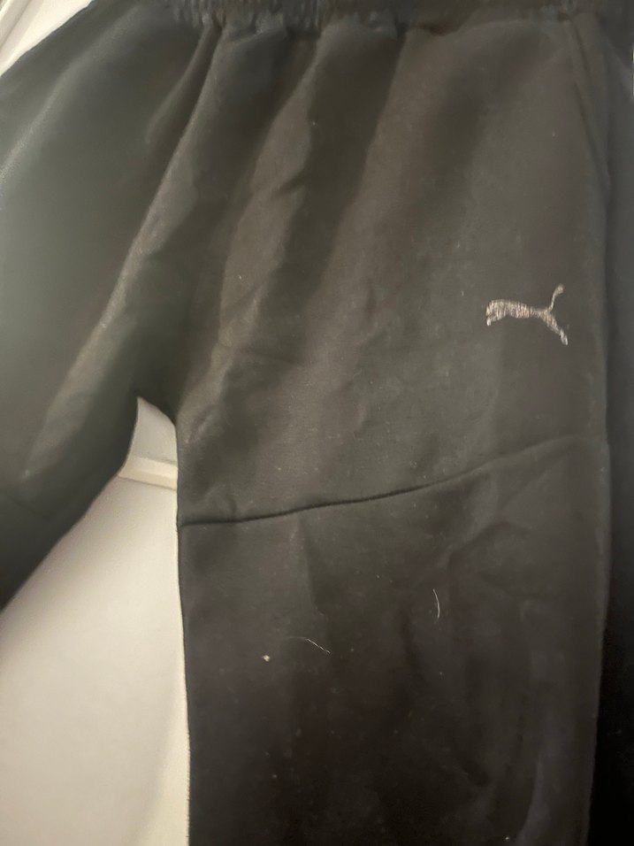 Erkek Siyah Fermuarlı Spor Eşofman Altı - Görsel 4