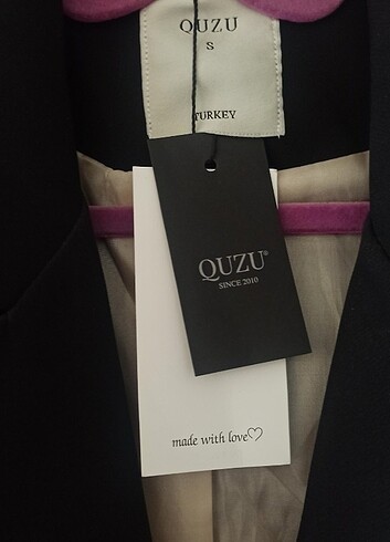 s Beden Yeni etiketli quzu blazer ceket 