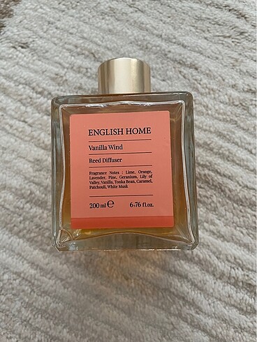 200 ml vanilla çubuklu oda kokusu