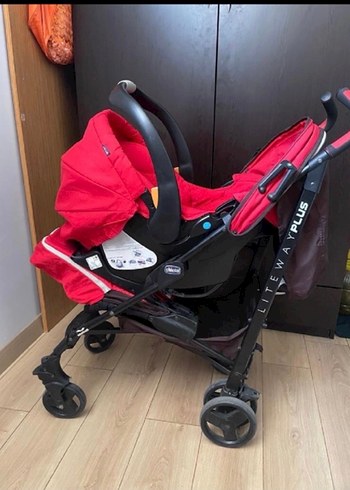 Kırmızı Bebek Arabası Chicco Liteway Plus - Görsel 2