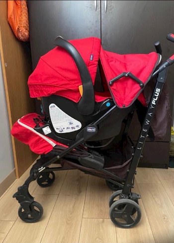 Kırmızı Bebek Arabası Chicco Liteway Plus - Görsel 8