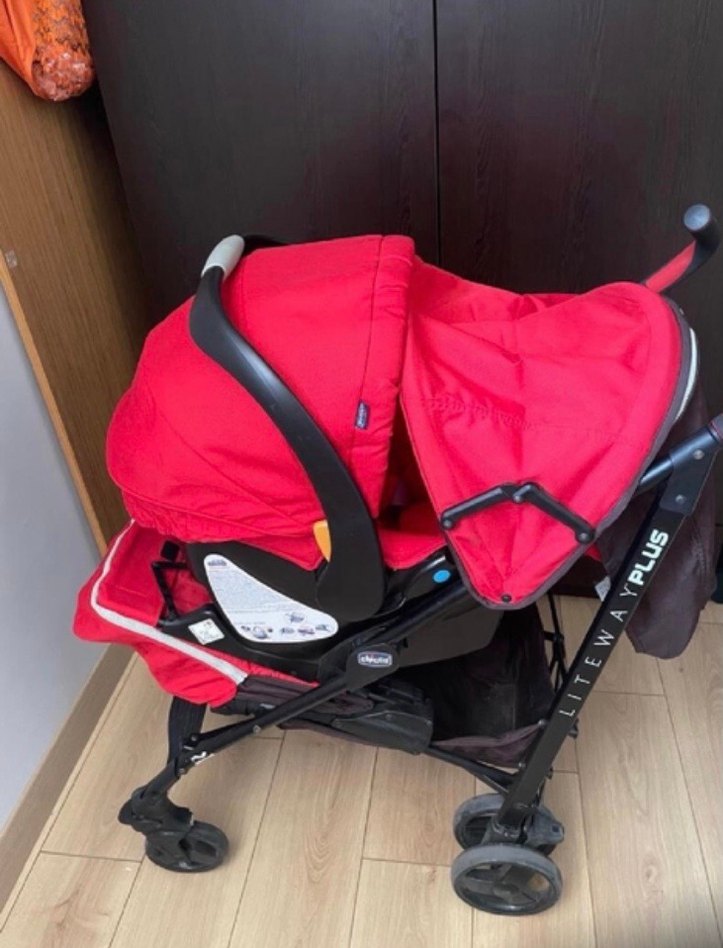Kırmızı Bebek Arabası Chicco Liteway Plus - Görsel 3