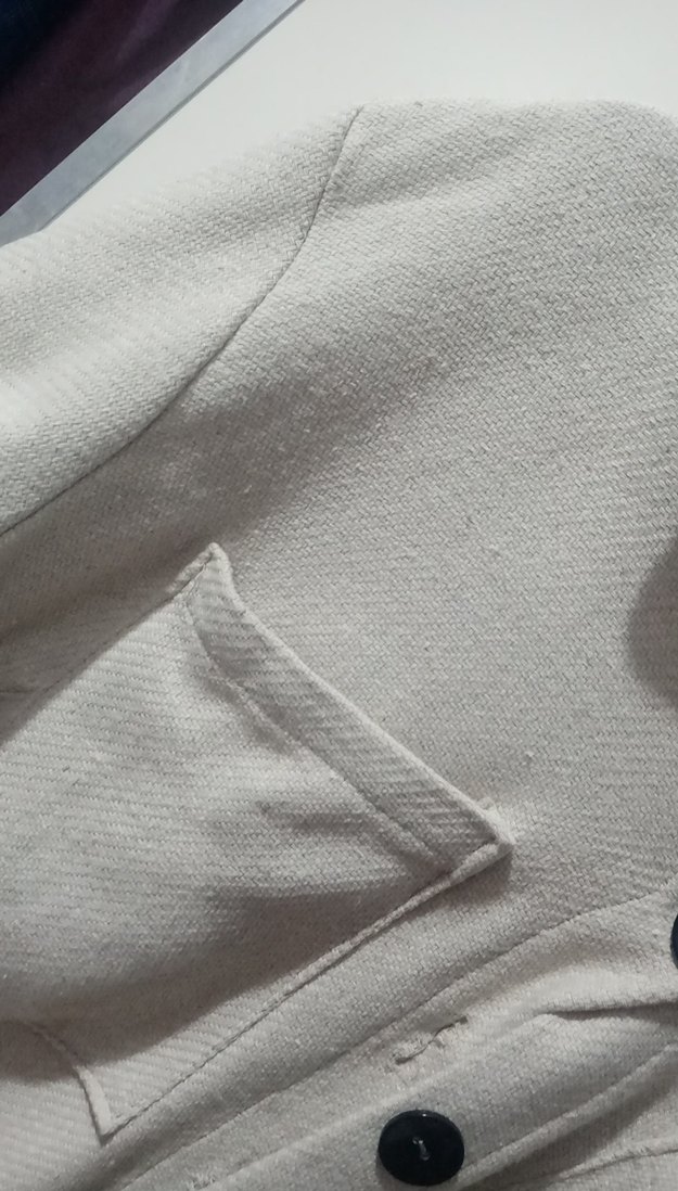 Kadın Gri Pamuklu Düğmeli Salaş Gömlek - Görsel 5