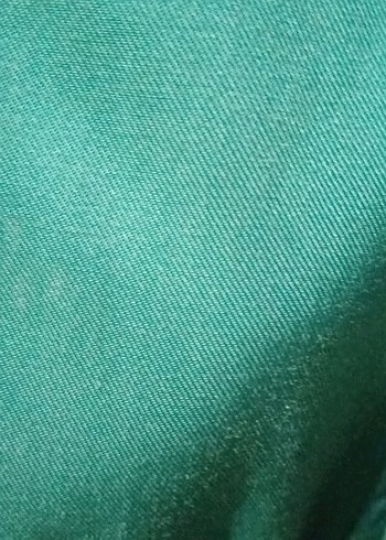 Düğmeli Yeşil Midi Kadın Ceket keten dir kumaşı hiiç giyilmedi - Görsel 8