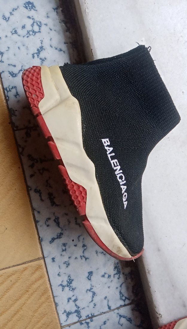 Erkek Siyah Elastik Street Sneakers - Görsel 2