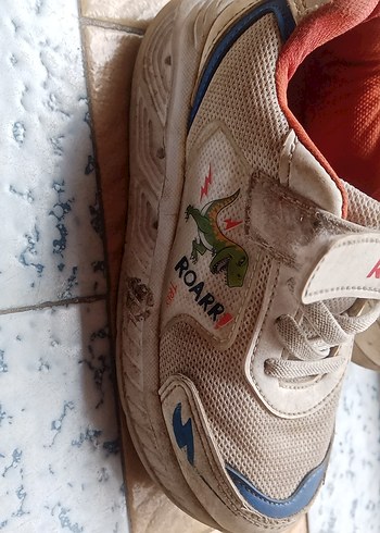 Kinetix Beyaz Gri Erkek Çocuk Spor Ayakkabı - Görsel 2