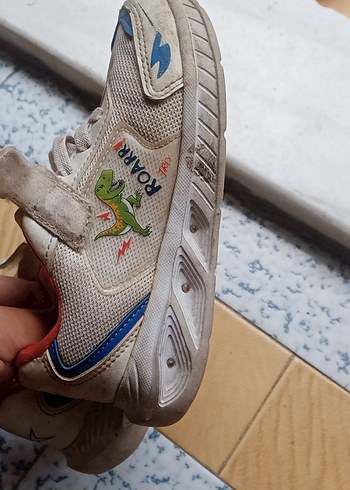 Kinetix Beyaz Gri Erkek Çocuk Spor Ayakkabı - Görsel 3