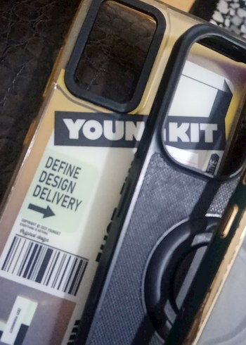 Kemerli Siyah Sokak Stili Telefon Kılıfı - Görsel 2