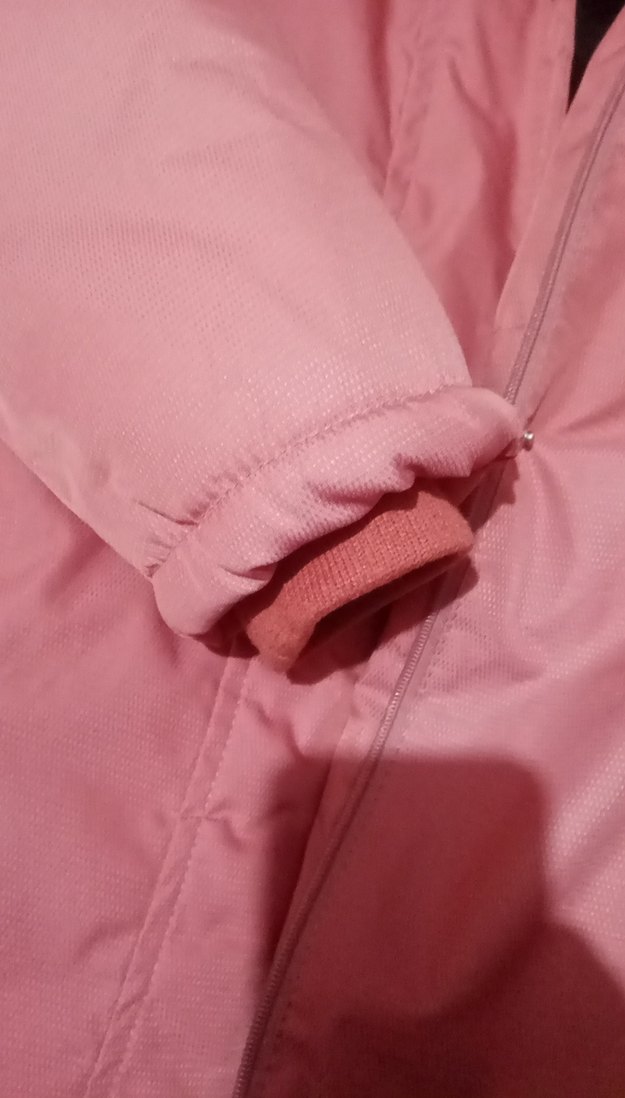 Pembe Kürklü çocuk Kışlık Mont - Görsel 2