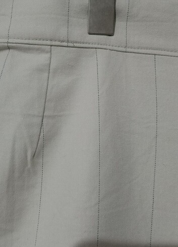 Krem rengi sıfır pantolon 42 beden Gizli fermuar detayı - Görsel 5