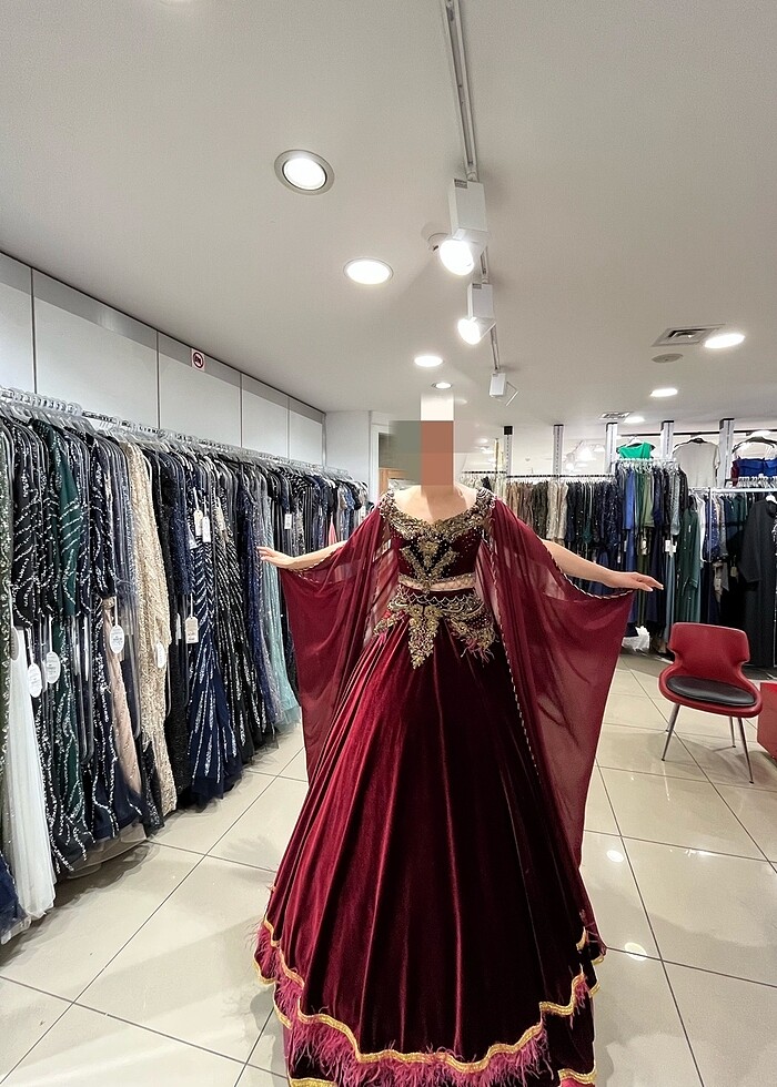 İki parça pelerinli bindallı - Görsel 5