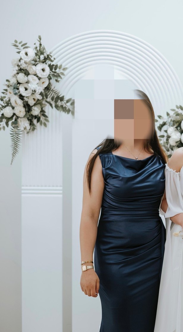 Koyu Mavi Abiye - Görsel 3