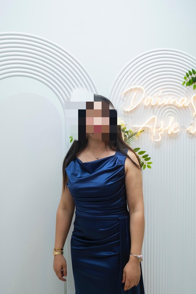 Koyu Mavi Abiye - Görsel 2