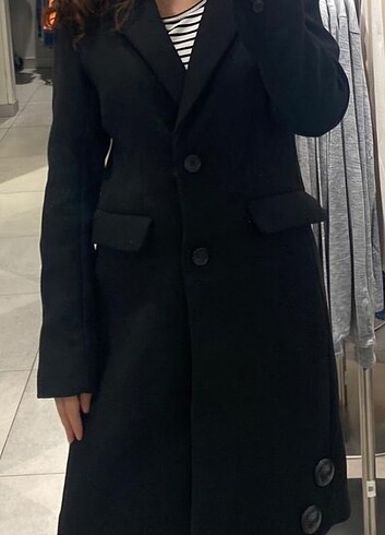 H&M H&M SİYAH KABAN