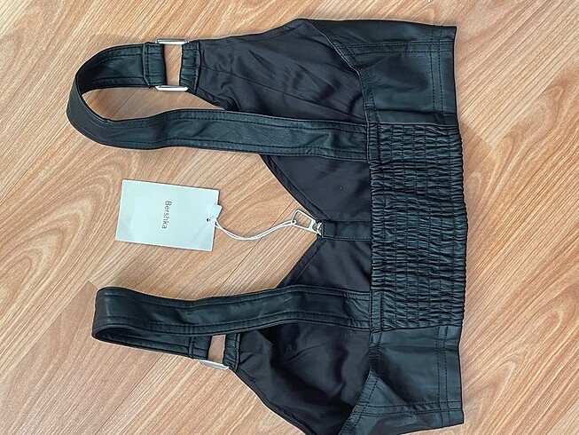 Deri Üst Bluz - Görsel 3