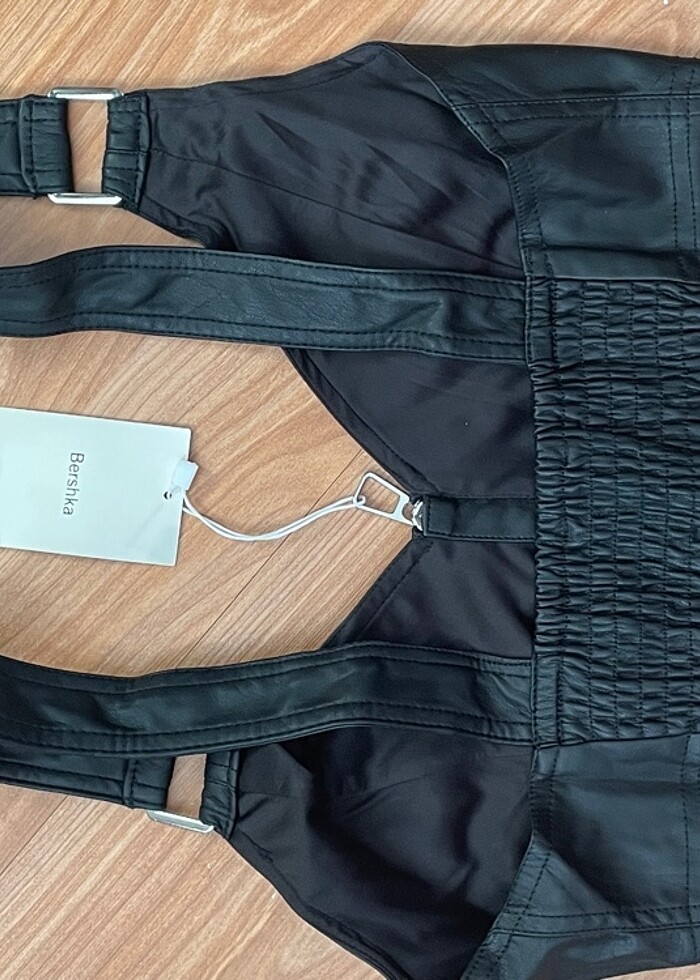 Deri Üst Bluz - Görsel 3