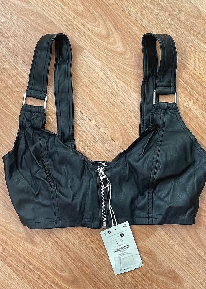 Deri Üst Bluz - Görsel 2