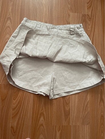 Bej Rengi Şort Etek - Görsel 5