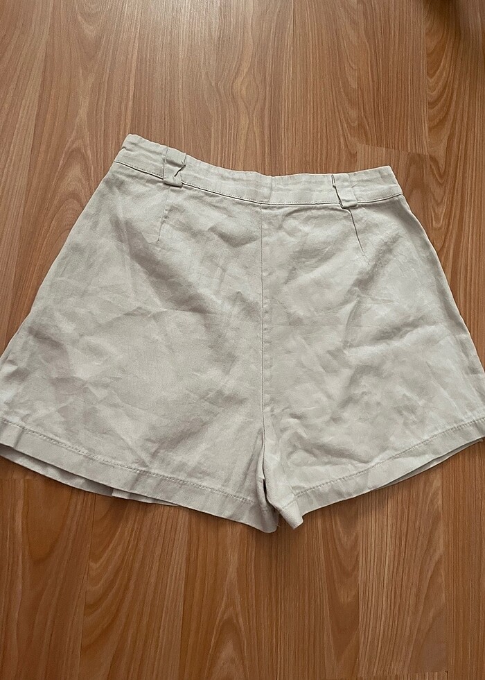 Bej Rengi Şort Etek - Görsel 4