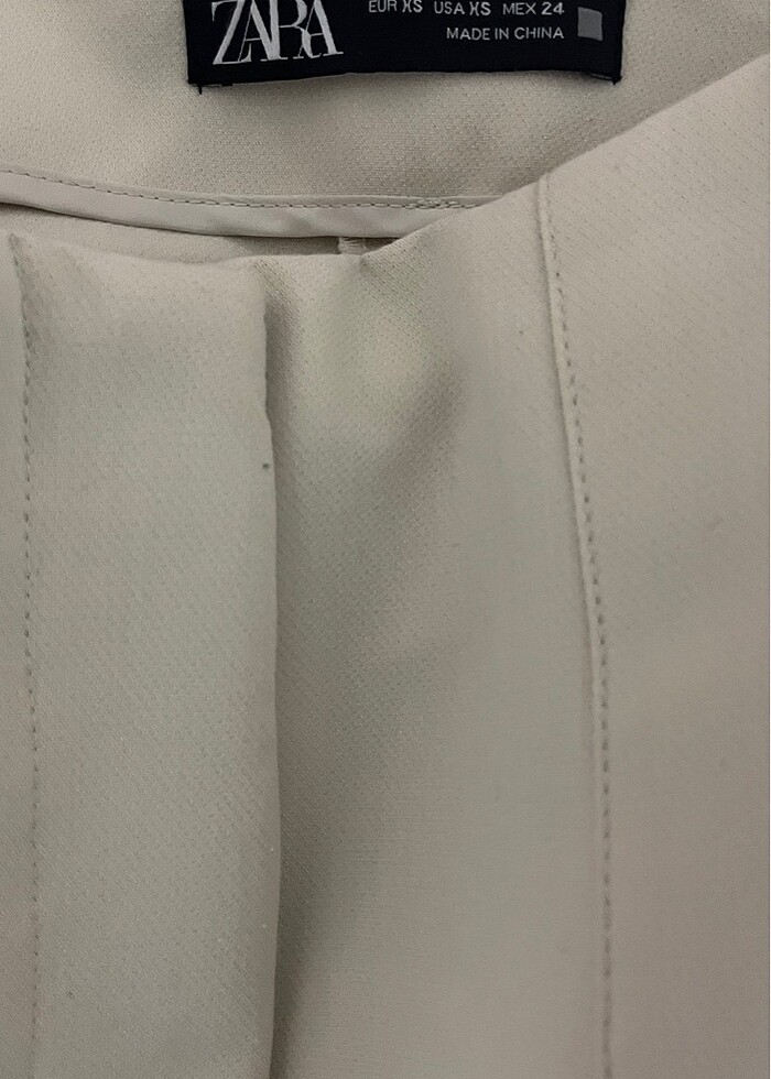 Zara Beli Pensli Pantolon - Görsel 2