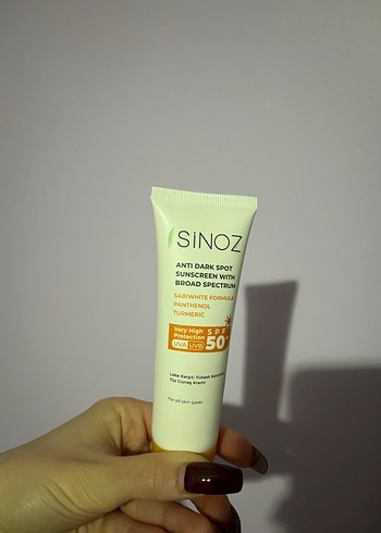 Sinoz Güneş Kremi SPF 50 Antileke - Görsel 2