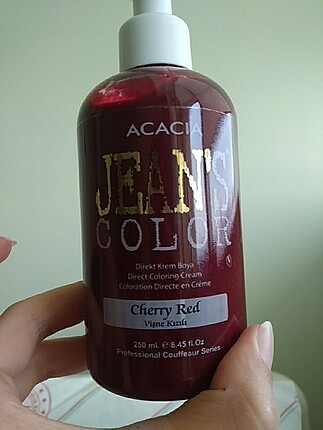 Jeans Color Cherry Red #jeanscolor #cherryred #saçboyası 