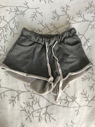 bershka gri şort