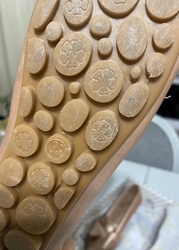 Bej Deri Kadın Dolgu Topuklu Fiyonklu Babet - Görsel 4