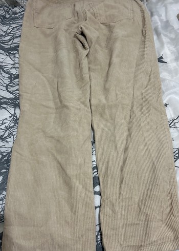 Bej kadın kadife pantolon - Görsel 4