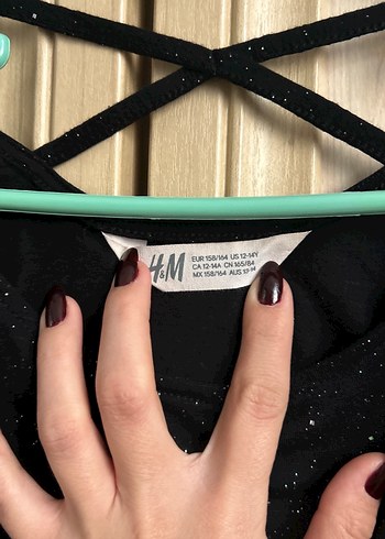 Siyah Simli Uzun Kollu Kadın Kazak - Görsel 3