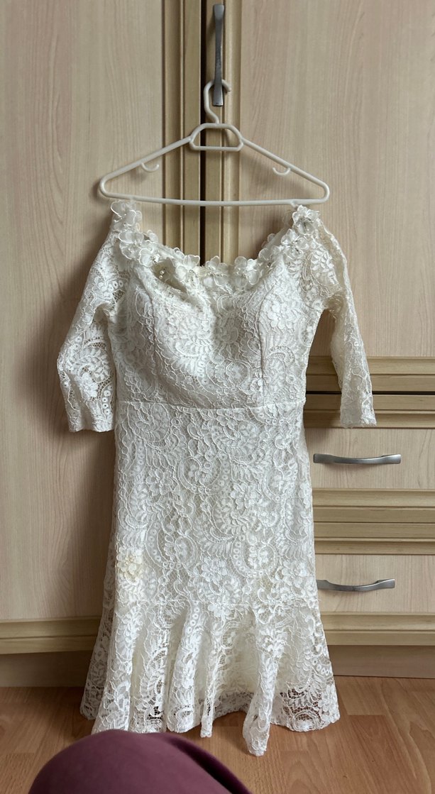 Dantel Detaylı Bohem A Kesim abiye - Görsel 3