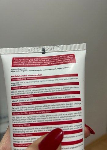 Solante SPF 50+ Uzun Süreli Tonlu Güneş Kremi - Görsel 4