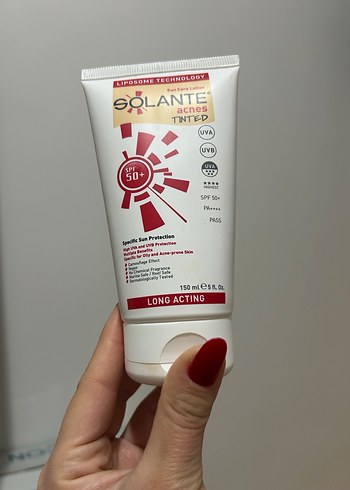 Solante SPF 50+ Uzun Süreli Tonlu Güneş Kremi - Görsel 2