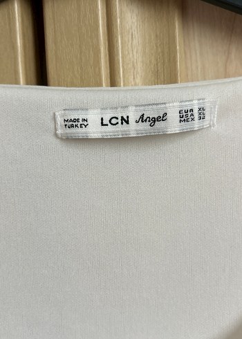 Beyaz Midi Salaş Elbise - Görsel 2