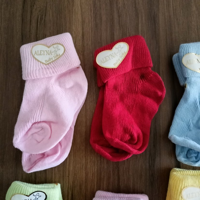 6li Kız Bebek Çorap Seti - Görsel 2
