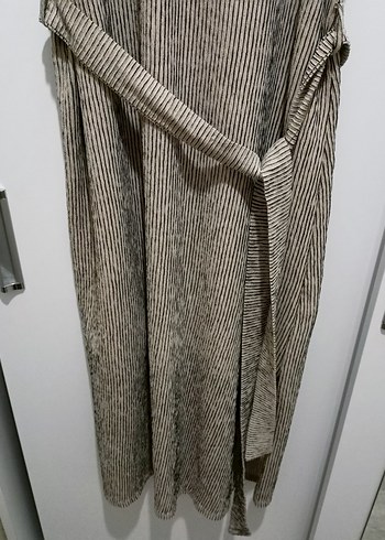 Bej MNG Uzun Elbise - Görsel 4