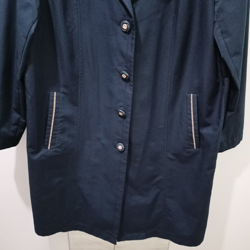 Lacivert Trençkot - Görsel 3