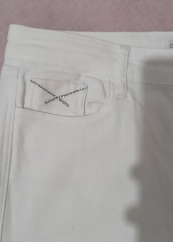 Oxxo Beyaz jean Pantolon - Görsel 6