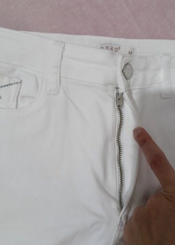 Oxxo Beyaz jean Pantolon - Görsel 7