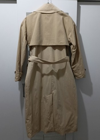 LC Waikiki Bej Kadın Uzun Trençkot - Görsel 4