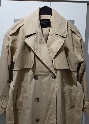 LC Waikiki Bej Kadın Uzun Trençkot - Görsel 3