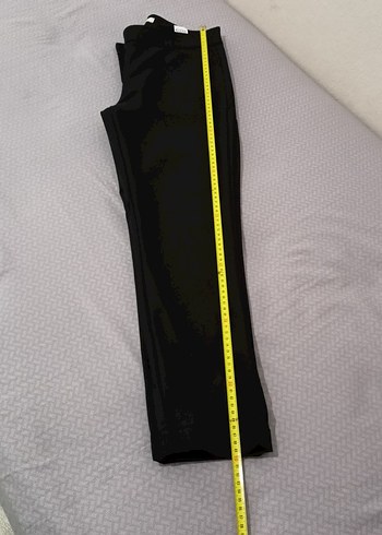 Koton Düz Kesim Siyah Kumaş Kadın Pantolon - Görsel 7