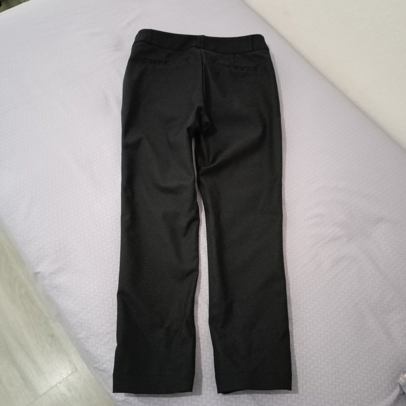 Koton Düz Kesim Siyah Kumaş Kadın Pantolon - Görsel 2