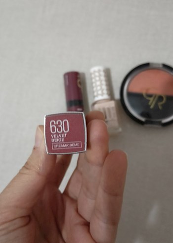 Maybelline ruj & Golden Rose ruj ve allık & Pastel oje - Görsel 3