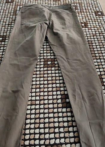 Düğmeli Kahverengi Erkek Pantolon - Görsel 4