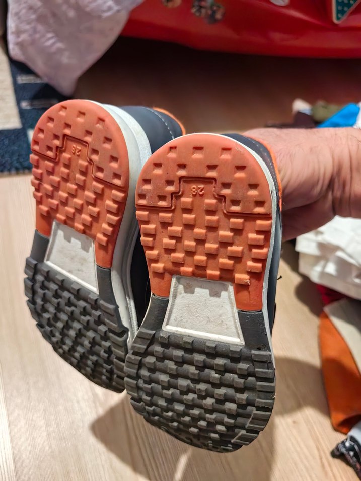 Kahverengi Erkek Çocuk Spor Ayakkabısı Velcro - Görsel 3