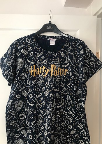 Lacivert Harry Potter Desenli Hamile Tişörtü - Görsel 2