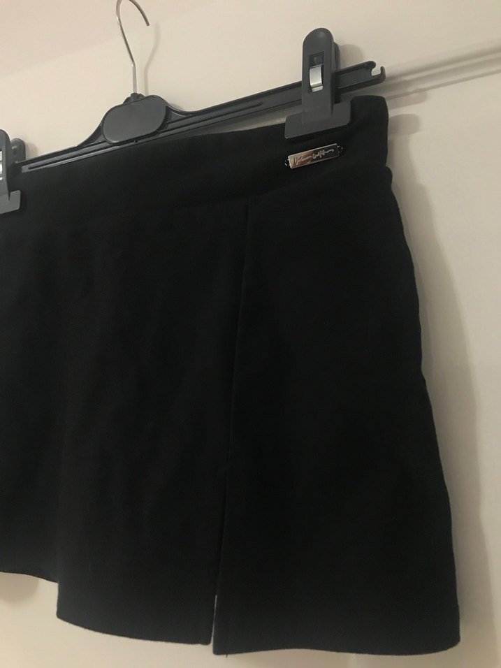 Siyah Kemerli Mini Etek - Görsel 2