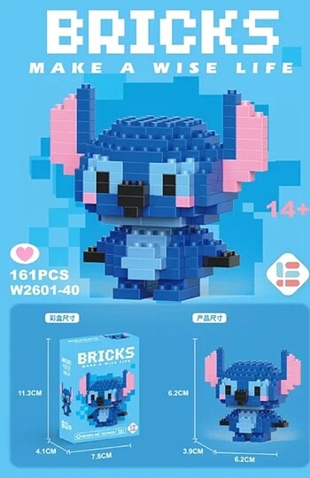 Bricks Disney Stitch ve My Melody Lego